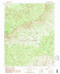 Signal Peak Utah Historical topographic map, 1:24000 scale, 7.5 X 7.5 Minute, Year 1986