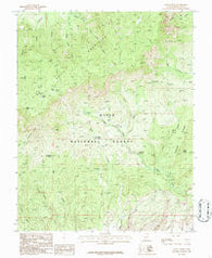 Signal Peak Utah Historical topographic map, 1:24000 scale, 7.5 X 7.5 Minute, Year 1986