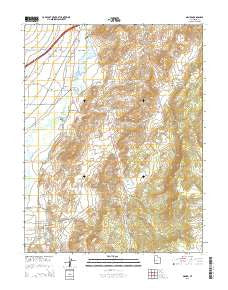 Sigurd Utah Current topographic map, 1:24000 scale, 7.5 X 7.5 Minute, Year 2014