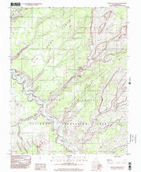 Silver Falls Bench Utah Historical topographic map, 1:24000 scale, 7.5 X 7.5 Minute, Year 1997