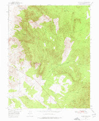 Silver Peak Utah Historical topographic map, 1:24000 scale, 7.5 X 7.5 Minute, Year 1950
