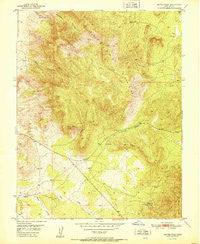 Silver Peak Utah Historical topographic map, 1:24000 scale, 7.5 X 7.5 Minute, Year 1951