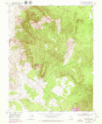 Silver Peak Utah Historical topographic map, 1:24000 scale, 7.5 X 7.5 Minute, Year 1950