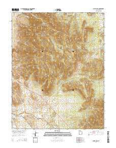 Silver Peak Utah Current topographic map, 1:24000 scale, 7.5 X 7.5 Minute, Year 2014