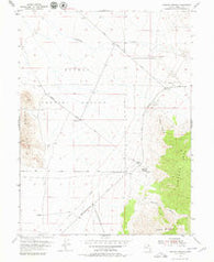 Simpson Springs Utah Historical topographic map, 1:24000 scale, 7.5 X 7.5 Minute, Year 1955