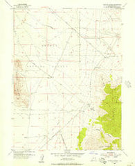 Simpson Springs Utah Historical topographic map, 1:24000 scale, 7.5 X 7.5 Minute, Year 1955