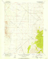 Simpson Springs Utah Historical topographic map, 1:24000 scale, 7.5 X 7.5 Minute, Year 1955