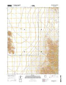 Simpson Springs Utah Current topographic map, 1:24000 scale, 7.5 X 7.5 Minute, Year 2014