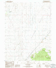 Sixmile Point Utah Historical topographic map, 1:24000 scale, 7.5 X 7.5 Minute, Year 1986