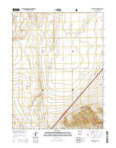 Sixmile Point Utah Current topographic map, 1:24000 scale, 7.5 X 7.5 Minute, Year 2014