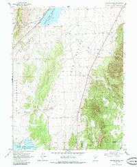 Skinner Peaks Utah Historical topographic map, 1:24000 scale, 7.5 X 7.5 Minute, Year 1965