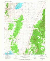 Skinner Peaks Utah Historical topographic map, 1:24000 scale, 7.5 X 7.5 Minute, Year 1965