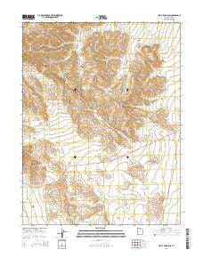 Skull Rock Pass Utah Current topographic map, 1:24000 scale, 7.5 X 7.5 Minute, Year 2014