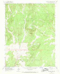 Skutumpah Creek Utah Historical topographic map, 1:24000 scale, 7.5 X 7.5 Minute, Year 1966