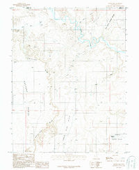 Skyline Rim Utah Historical topographic map, 1:24000 scale, 7.5 X 7.5 Minute, Year 1987
