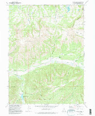 Slader Basin Utah Historical topographic map, 1:24000 scale, 7.5 X 7.5 Minute, Year 1972