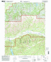 Slader Basin Utah Historical topographic map, 1:24000 scale, 7.5 X 7.5 Minute, Year 1998