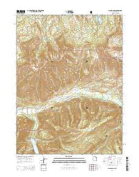 Slader Basin Utah Current topographic map, 1:24000 scale, 7.5 X 7.5 Minute, Year 2014