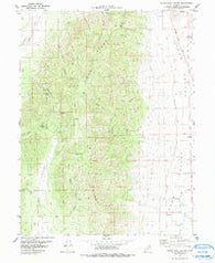Slate Jack Canyon Utah Historical topographic map, 1:24000 scale, 7.5 X 7.5 Minute, Year 1979