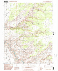 Slickhorn Canyon East Utah Historical topographic map, 1:24000 scale, 7.5 X 7.5 Minute, Year 1996