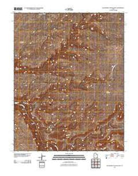 Slickhorn Canyon East Utah Historical topographic map, 1:24000 scale, 7.5 X 7.5 Minute, Year 2011
