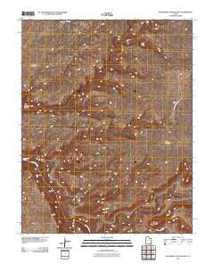 Slickhorn Canyon East Utah Historical topographic map, 1:24000 scale, 7.5 X 7.5 Minute, Year 2011