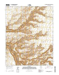 Slickhorn Canyon East Utah Current topographic map, 1:24000 scale, 7.5 X 7.5 Minute, Year 2014