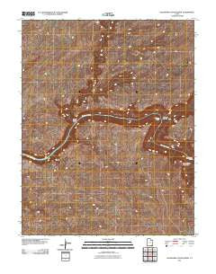 Slickhorn Canyon West Utah Historical topographic map, 1:24000 scale, 7.5 X 7.5 Minute, Year 2011