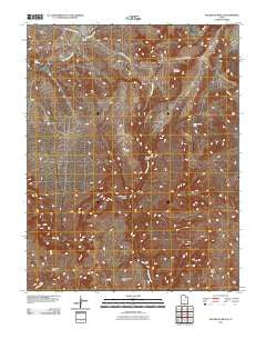 Slickrock Bench Utah Historical topographic map, 1:24000 scale, 7.5 X 7.5 Minute, Year 2011