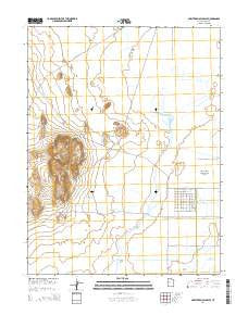 Smelter Knolls East Utah Current topographic map, 1:24000 scale, 7.5 X 7.5 Minute, Year 2014