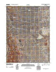Smelter Knolls West Utah Historical topographic map, 1:24000 scale, 7.5 X 7.5 Minute, Year 2010