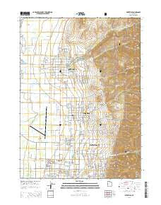 Smithfield Utah Current topographic map, 1:24000 scale, 7.5 X 7.5 Minute, Year 2014