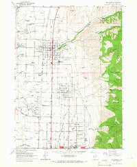 Smithfield Utah Historical topographic map, 1:24000 scale, 7.5 X 7.5 Minute, Year 1964