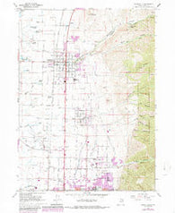 Smithfield Utah Historical topographic map, 1:24000 scale, 7.5 X 7.5 Minute, Year 1964