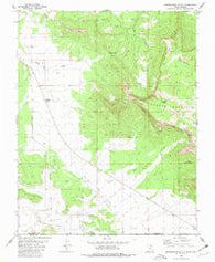 Smithsonian Butte Utah Historical topographic map, 1:24000 scale, 7.5 X 7.5 Minute, Year 1980