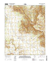 Smithsonian Butte Utah Current topographic map, 1:24000 scale, 7.5 X 7.5 Minute, Year 2014