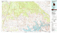 Smoky Mountain Utah Historical topographic map, 1:100000 scale, 30 X 60 Minute, Year 1985