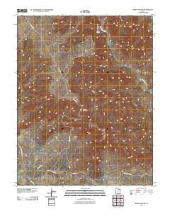 Smoky Hollow Utah Historical topographic map, 1:24000 scale, 7.5 X 7.5 Minute, Year 2011