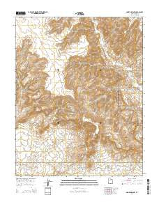 Smoky Hollow Utah Current topographic map, 1:24000 scale, 7.5 X 7.5 Minute, Year 2014