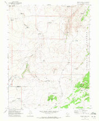 Smooth Knoll Utah Historical topographic map, 1:24000 scale, 7.5 X 7.5 Minute, Year 1969