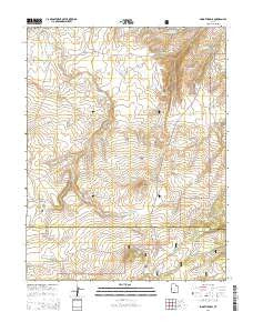 Smooth Knoll Utah Current topographic map, 1:24000 scale, 7.5 X 7.5 Minute, Year 2014