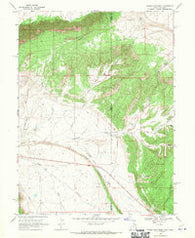 Snake John Reef Utah Historical topographic map, 1:24000 scale, 7.5 X 7.5 Minute, Year 1968