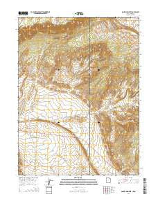 Snake John Reef Utah Current topographic map, 1:24000 scale, 7.5 X 7.5 Minute, Year 2014