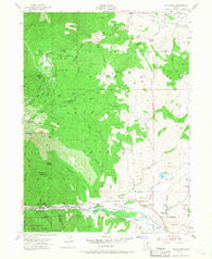 Snow Basin Utah Historical topographic map, 1:24000 scale, 7.5 X 7.5 Minute, Year 1955