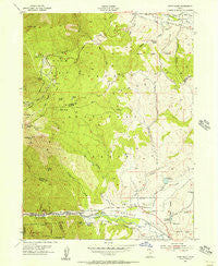 Snow Basin Utah Historical topographic map, 1:24000 scale, 7.5 X 7.5 Minute, Year 1955