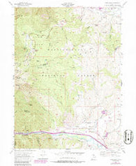 Snow Basin Utah Historical topographic map, 1:24000 scale, 7.5 X 7.5 Minute, Year 1955