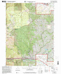 Snow Basin Utah Historical topographic map, 1:24000 scale, 7.5 X 7.5 Minute, Year 1998