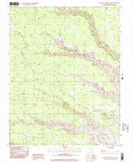 Snow Flat Spring Cave Utah Historical topographic map, 1:24000 scale, 7.5 X 7.5 Minute, Year 1996