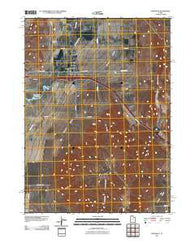 Snowville Utah Historical topographic map, 1:24000 scale, 7.5 X 7.5 Minute, Year 2011