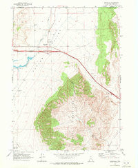 Snowville Utah Historical topographic map, 1:24000 scale, 7.5 X 7.5 Minute, Year 1968
